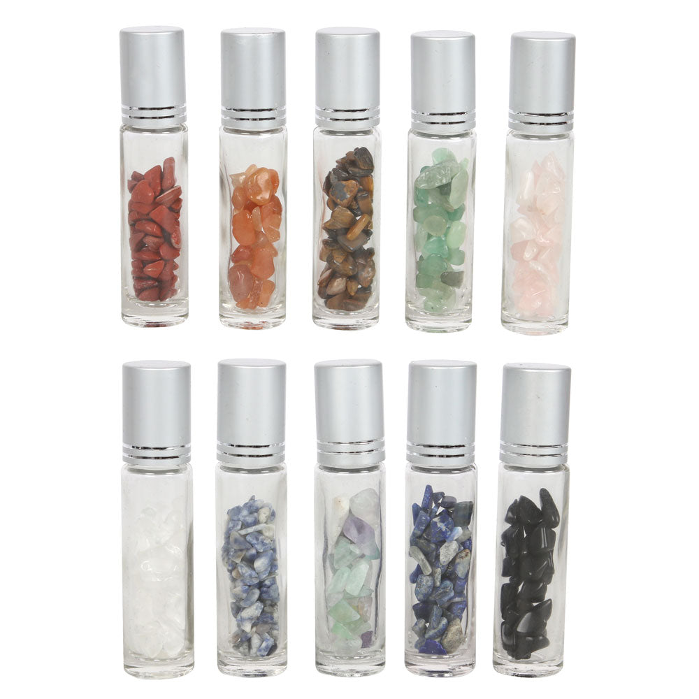 Crystal Chip Rollerball Bottle Set