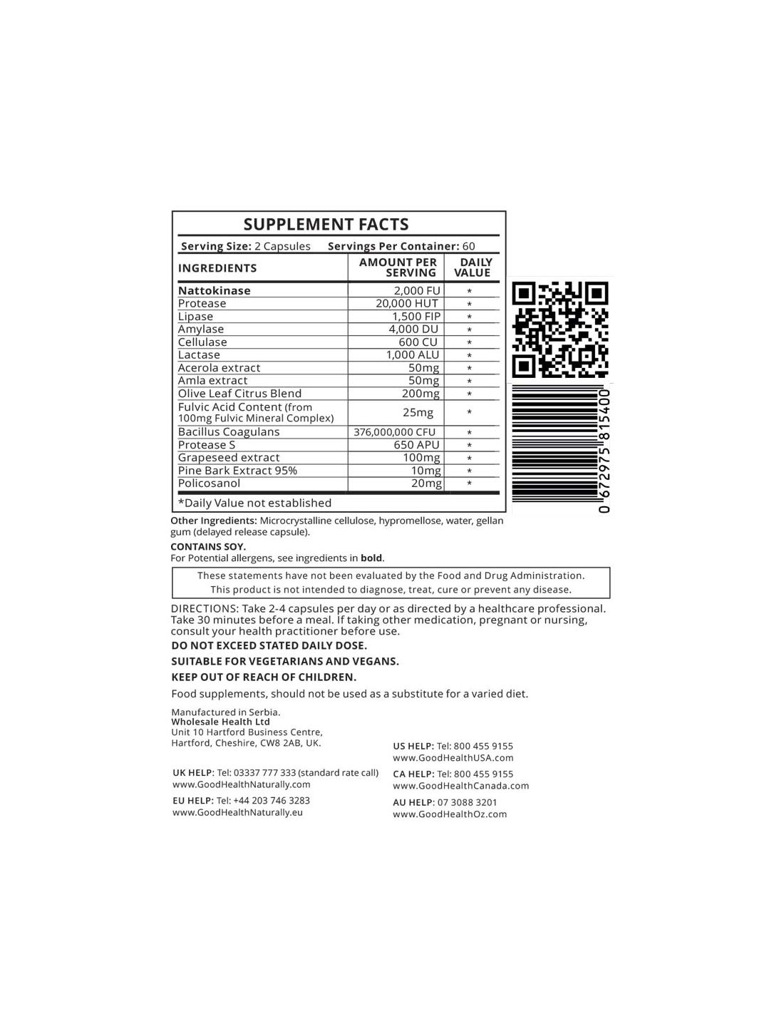 Blockbuster® All Clear 120 Delayed Release Capsules - Glass Jar