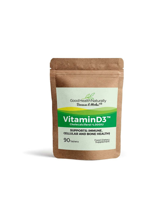 Vitamin D3 4000IU - 90 Tablets (Pouch)